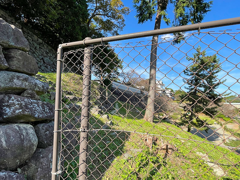 金沢城・東の丸東面の石垣