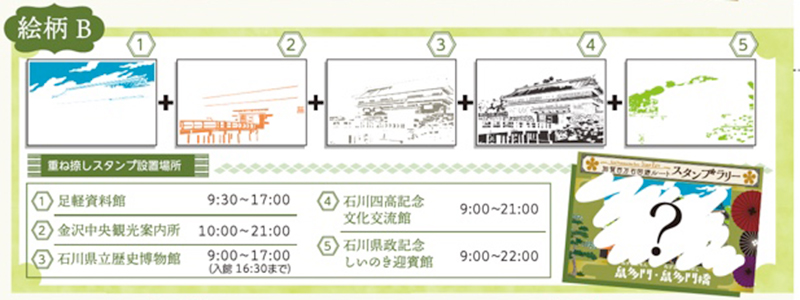 加賀百万石回遊ルートスタンプラリー