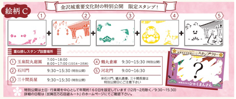 加賀百万石回遊ルートスタンプラリー