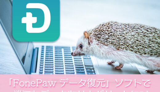 「FonePawデータ復元」ソフトで消えたデータをリカバリー！［PR］