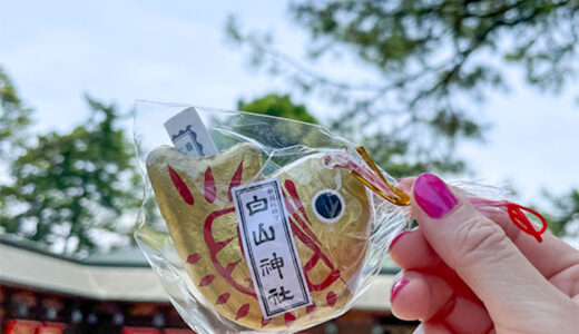 【新潟】白山神社の鯛みくじがかわいくて金色の鯛を釣り上げてきた