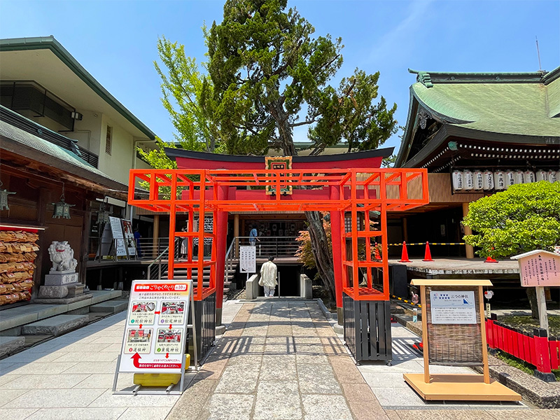 白山神社、黄龍神社、松尾神社