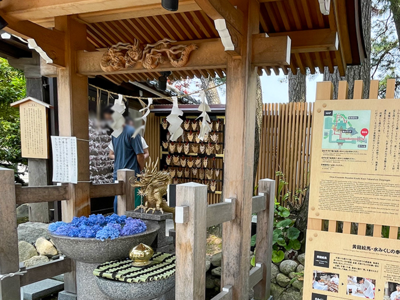 白山神社　水みくじ